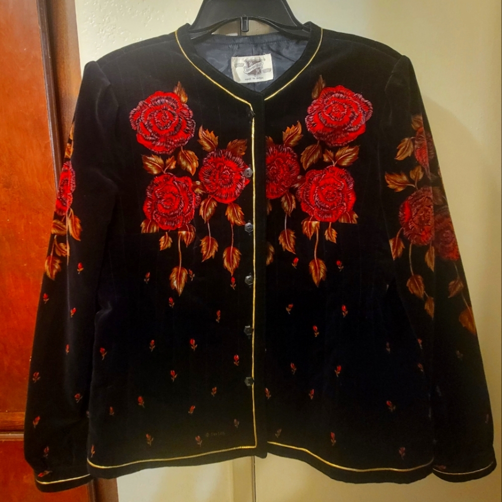Vintage 1980s Saxton Hall Blazer